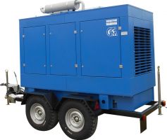 ЭД-75-Т400-РПМ2 с шумоизоляцией на шасси с АВР